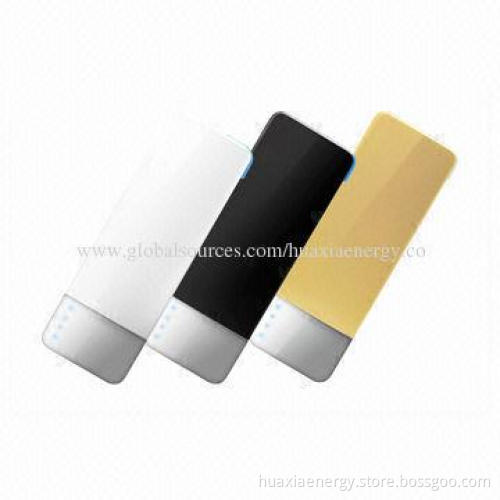 New Design 5,000mAh Mobile Power Banks for iPhone & iPad, 5V/1,000mAh Input, 6-8 Hours Charging Time